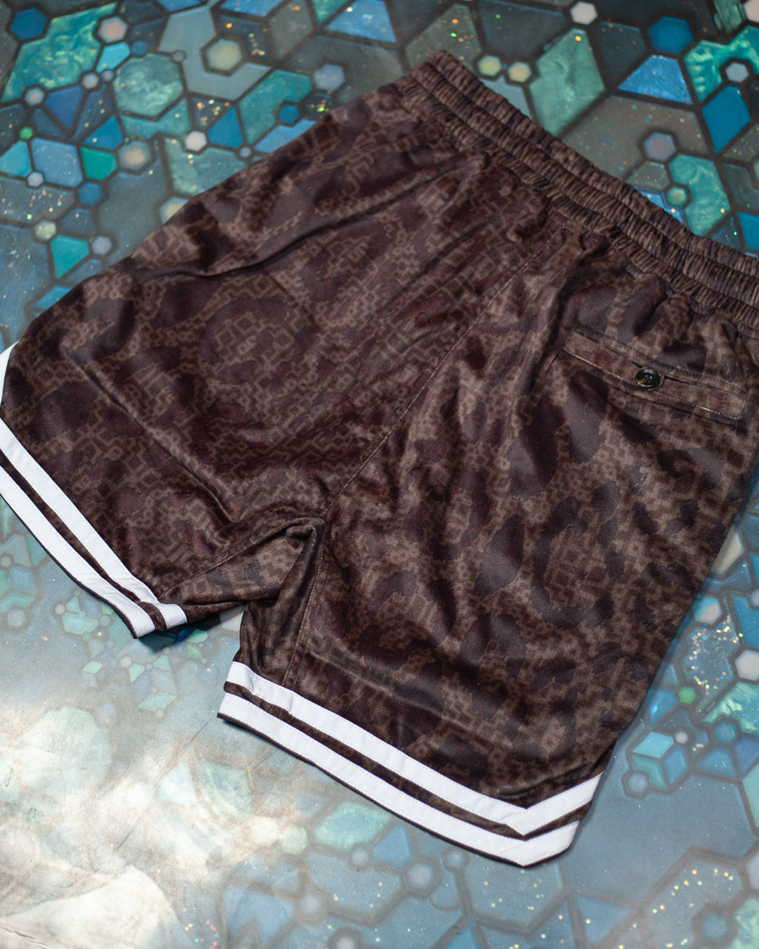 Boxing Short White Mountains Men / Velvet Fawn - LEOPARDUS LAGARTIKA